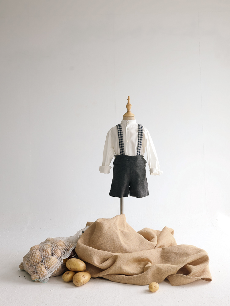 06 BERMUDAS franela gris