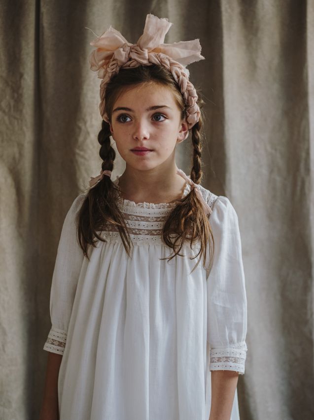 c009 VESTIDO COMUNIÓN CANESÚ