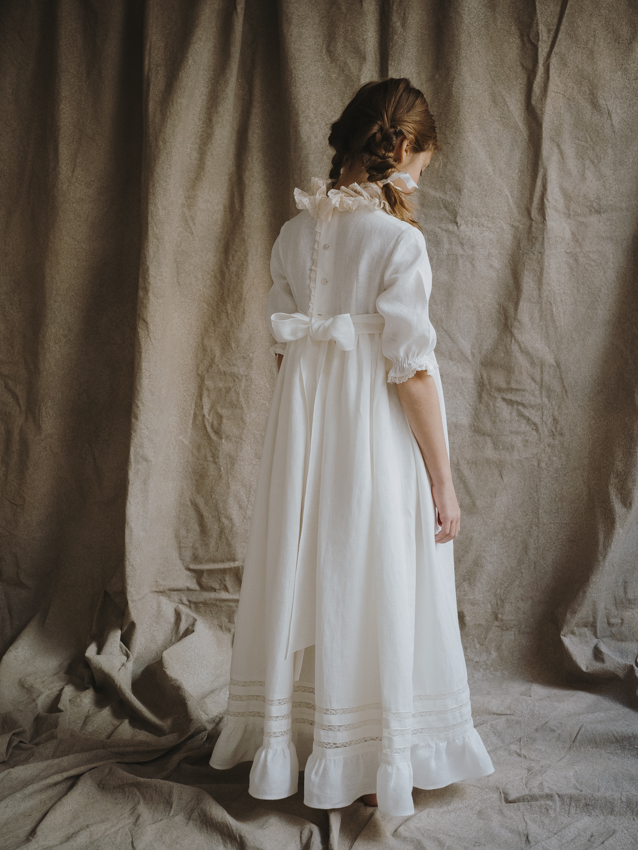 a0003 VESTIDO COMUNIÓN 3 FLORES