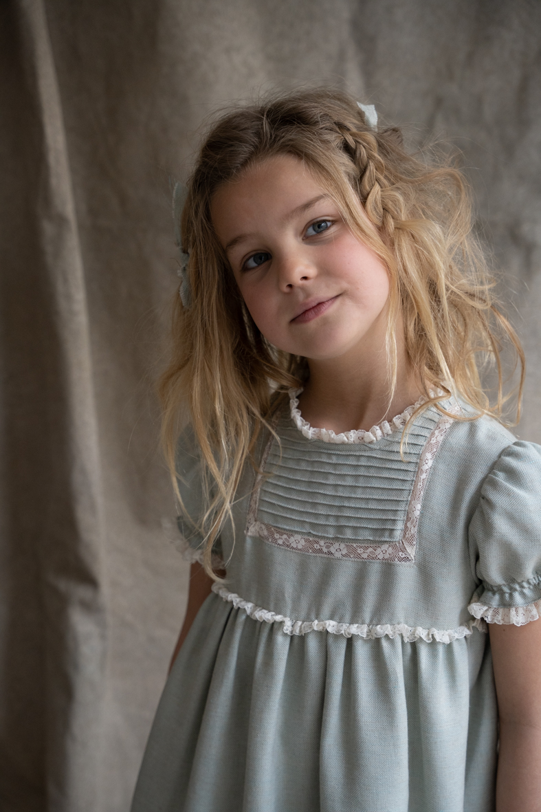 VESTIDO PETRA COTOLINO m/c con goma