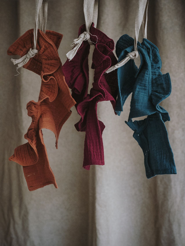 RANITA COTTON TOSTADO M/F CON CUELLO VOLANTE ALGODON